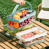 Portable food storage boxes for grains and vegetables, refrigerator food storage boxes, lunch boxes, outdoor picnic baskets, snack and fruit storage boxes Application Scenario